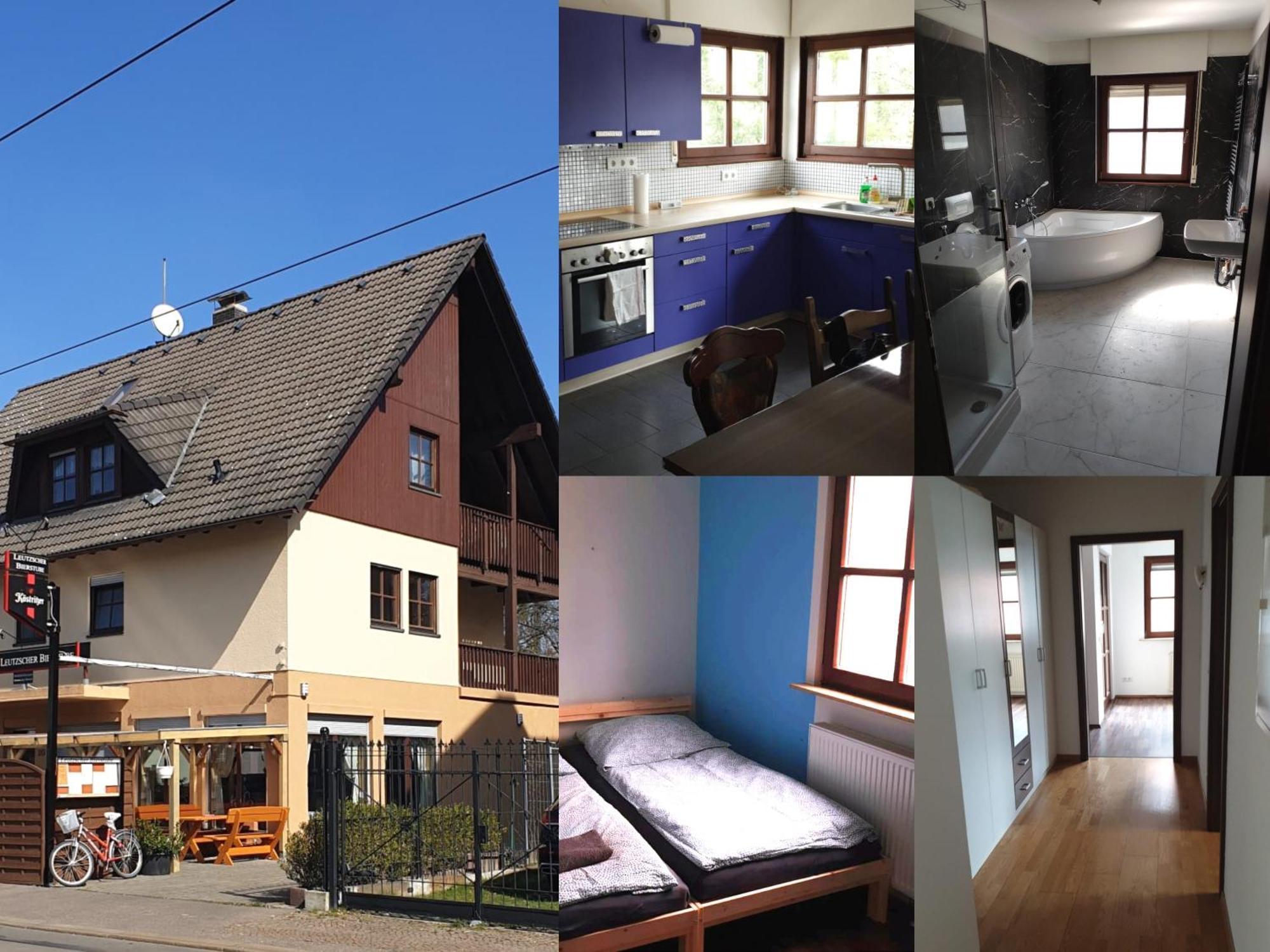 Ferienwohnung Mit 123Qm Fuer 8 Personen Mit Sehr Grossem Garten, Einfache Innen-Ausstattung Leipzig Eksteriør billede